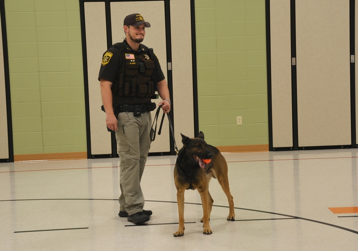 Officer Czys and K-9 Rambo
