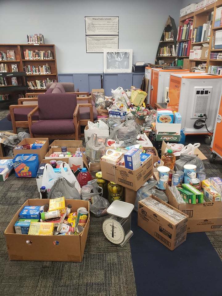 Passages Holiday Food Drive collection