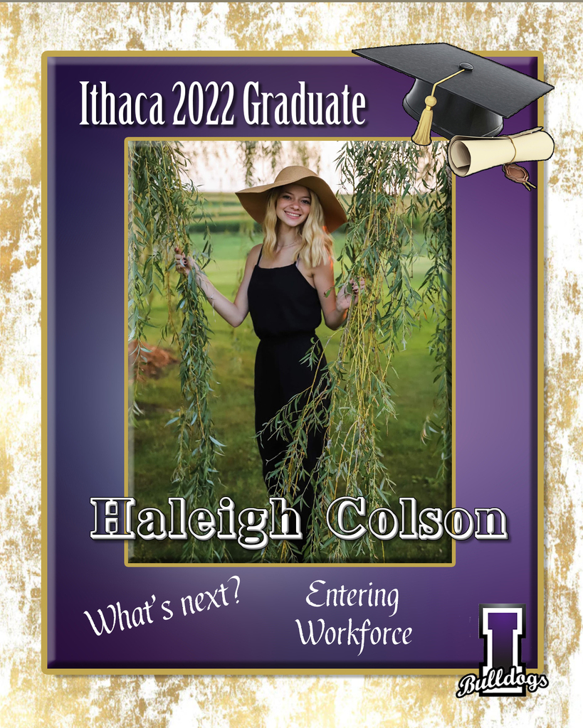 Haleigh Colson, Ithaca High School Class of 2022
