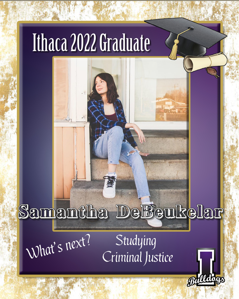 Samantha DeBeukelar, Ithaca High School Class of 2022