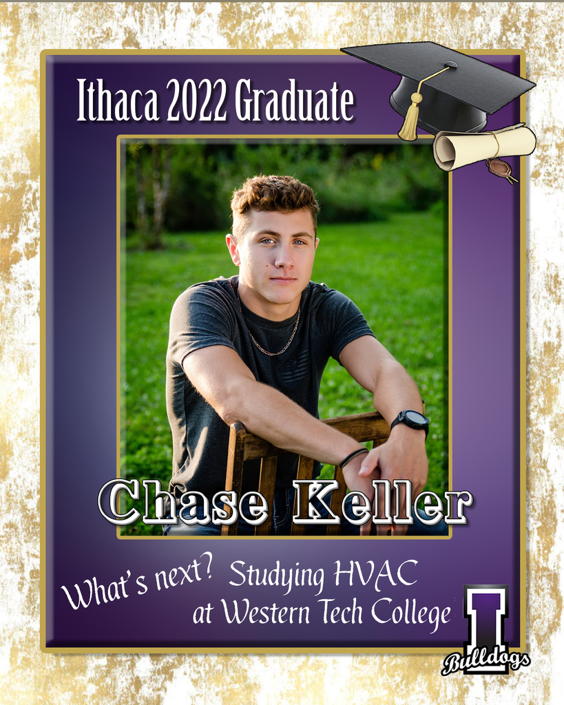 Chase Keller, Ithaca High School Class of 2022