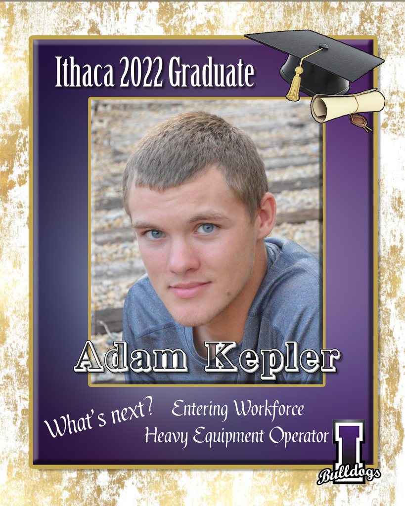 Adam Kepler, Ithaca High School Class of 2022
