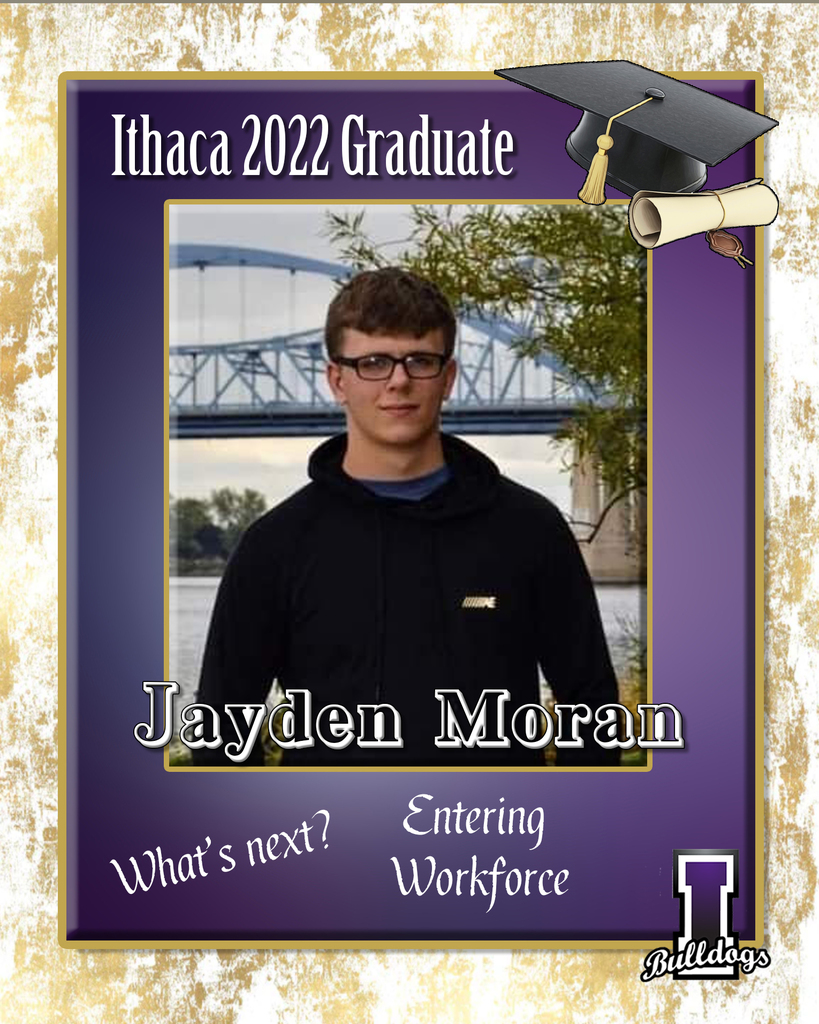 Jayden Moran, Ithaca High School Class of 2022