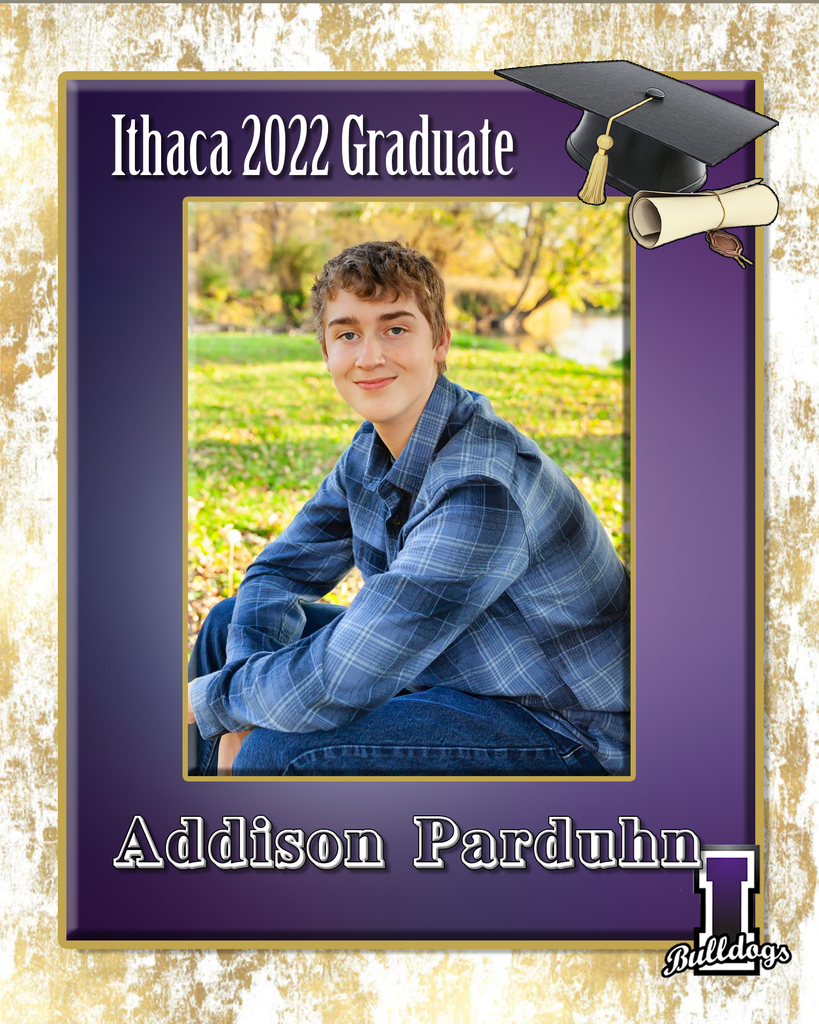 Addison Parduhn, Ithaca High School Class of 2022