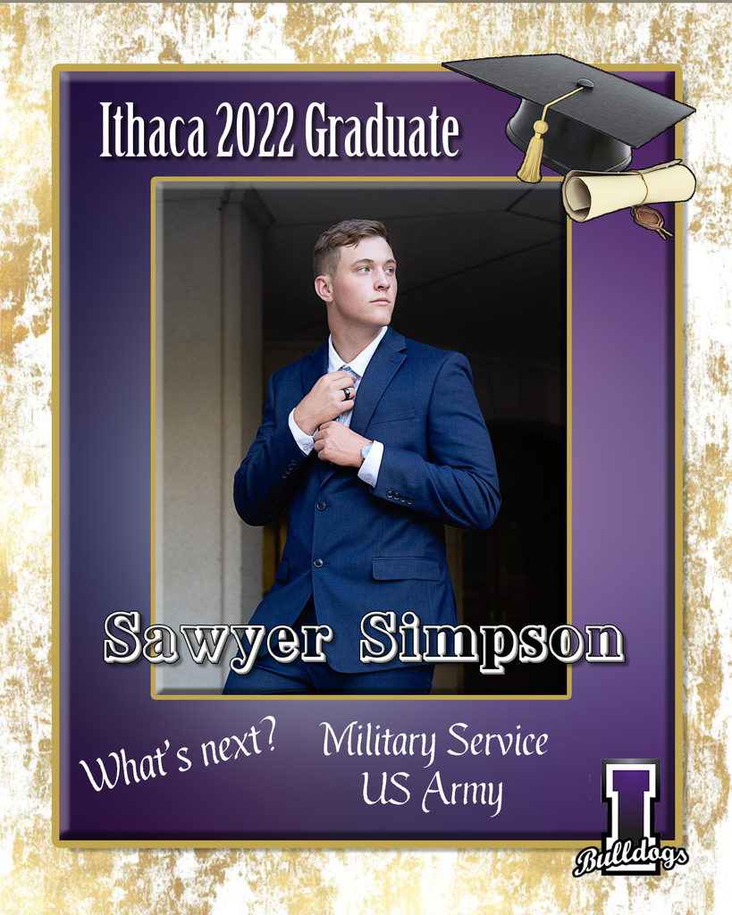 Sawyer Simpson, Ithaca High School Class of 2022