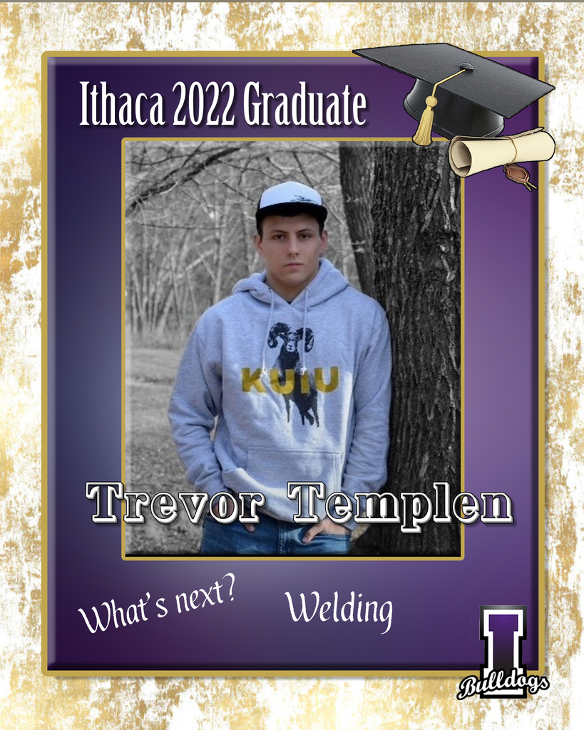 Trevor Templin, Ithaca High School Class of 2022