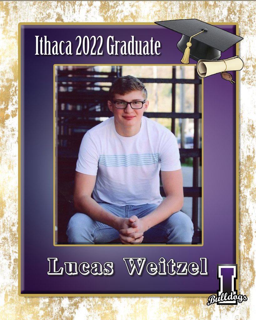 Lucas Weitzel, Ithaca High School Class of 2022