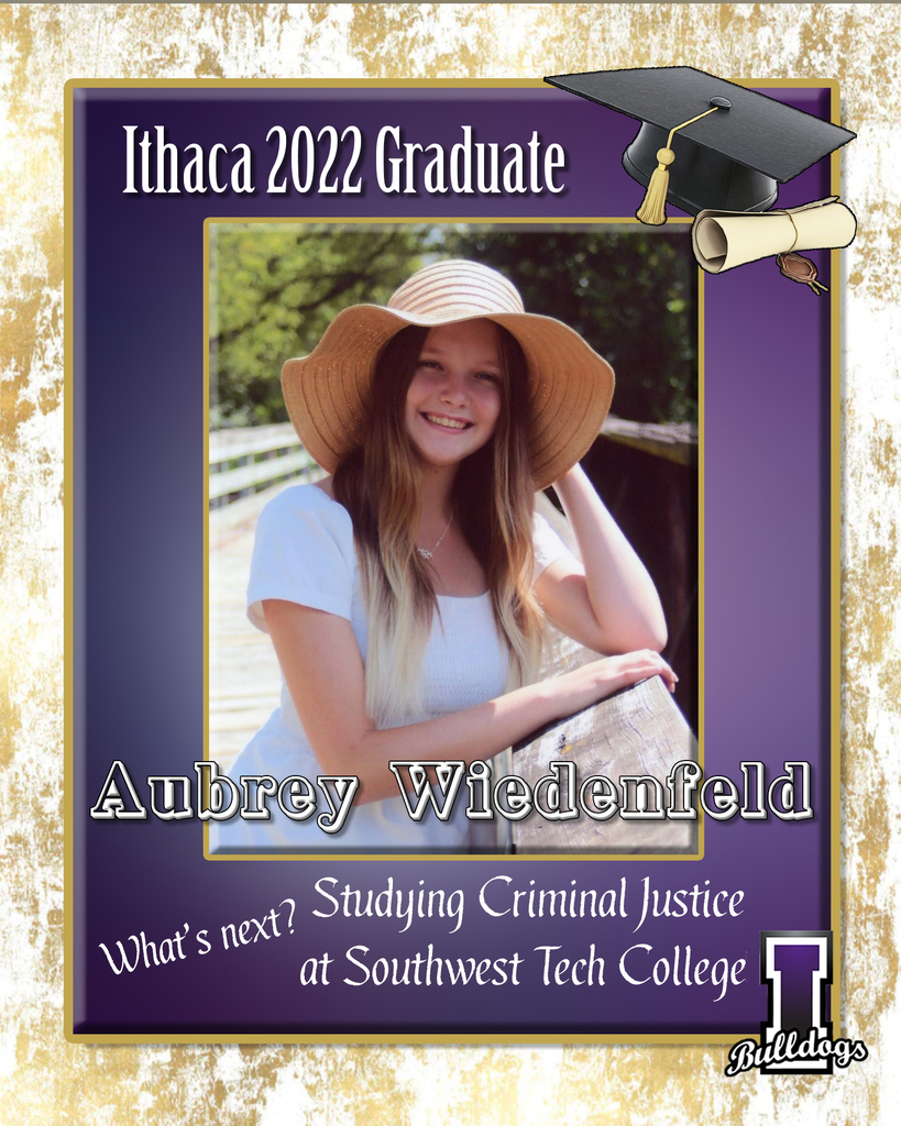 Aubrey Wiedenfeld, Ithaca Class of 2022 Valedictorian