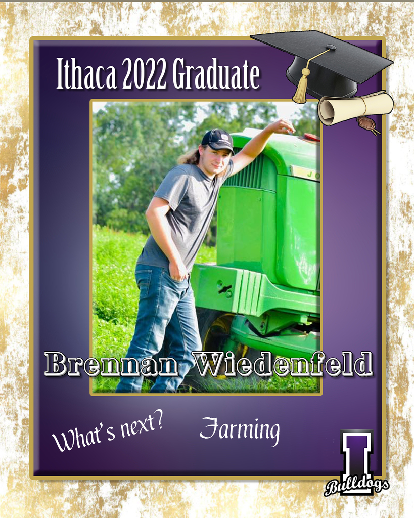 Brennan Wiedenfeld, Ithaca Class of 2022 Valedictorian