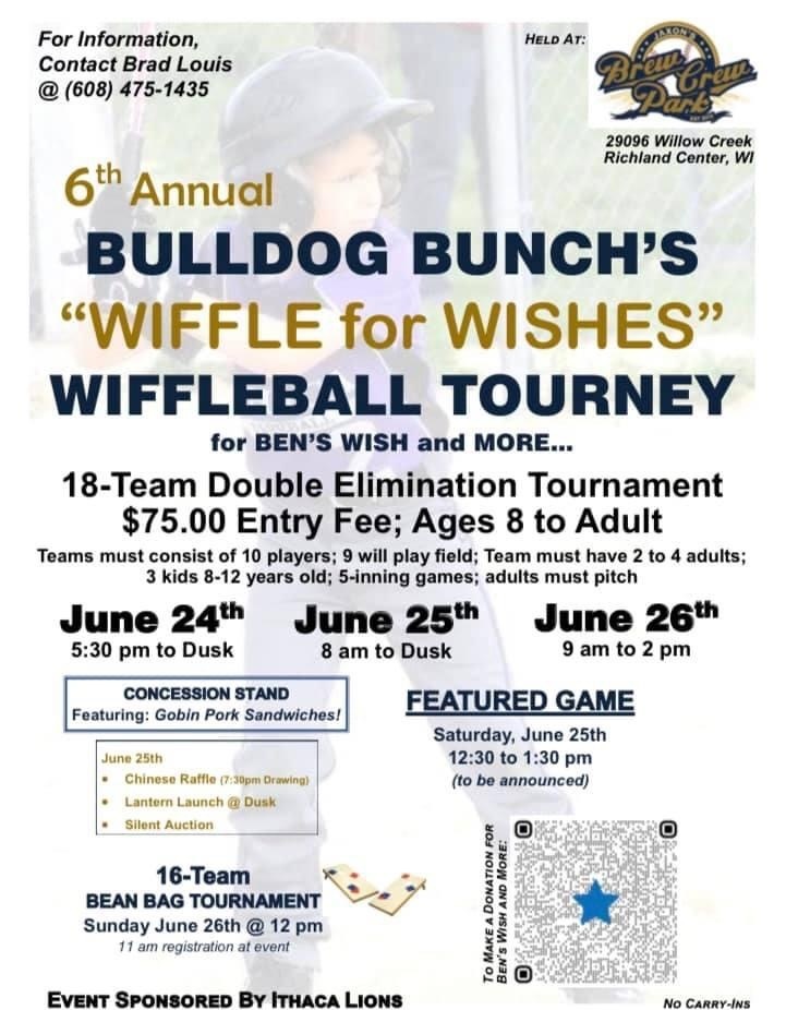 Bulldog Bunch Wiffle for Wishes