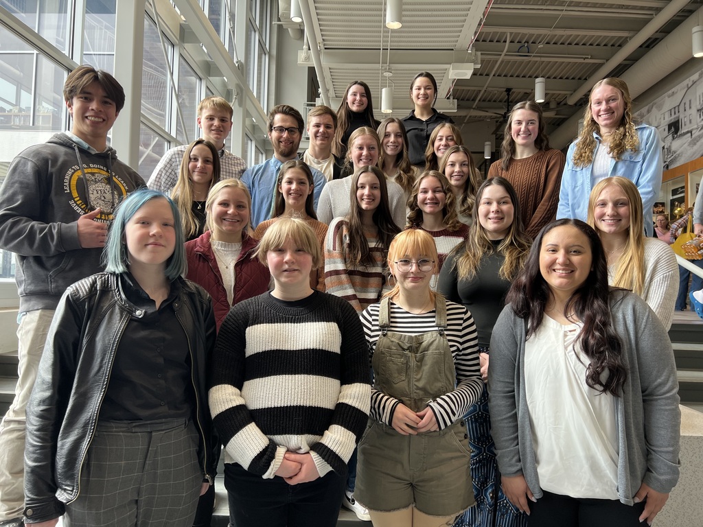 2022-23 Ithaca High School Forensics team at District