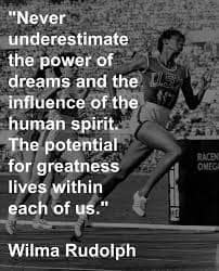 Wilma Rudolph quote
