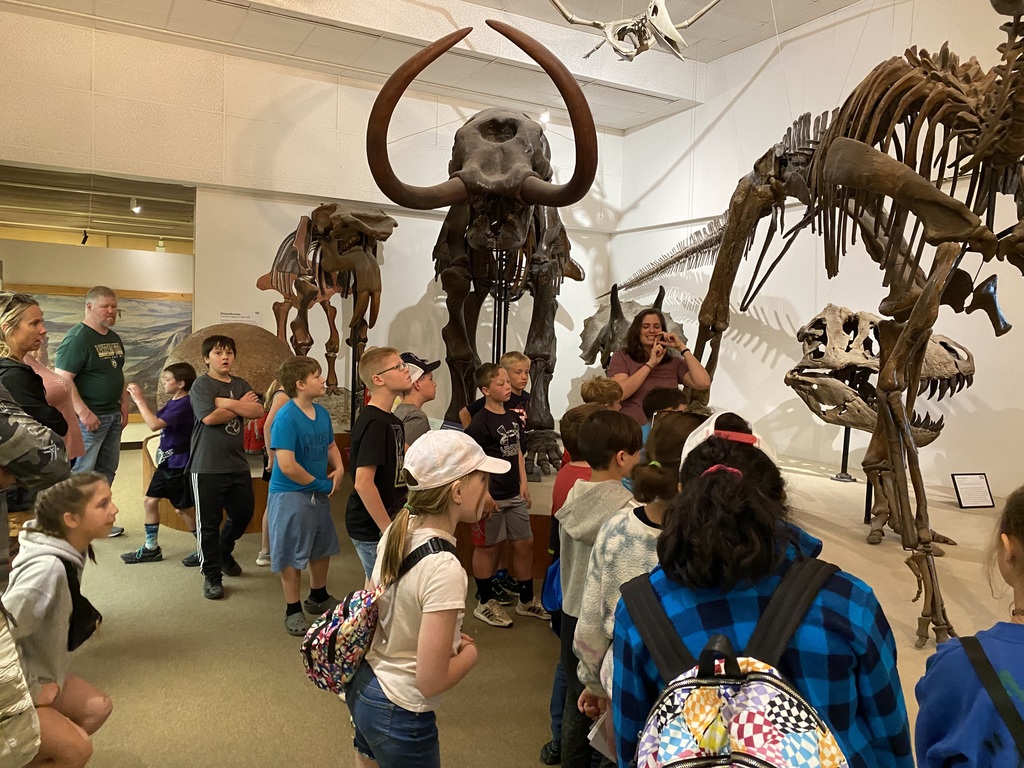 4th grade field trip to Geology Museum 2023 mastodon